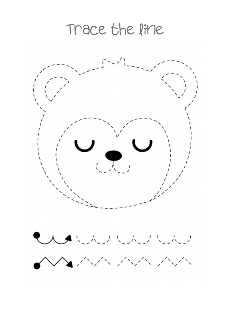 105 Pages Tracing Book for Kids PDF Ready to Use Low Etsy