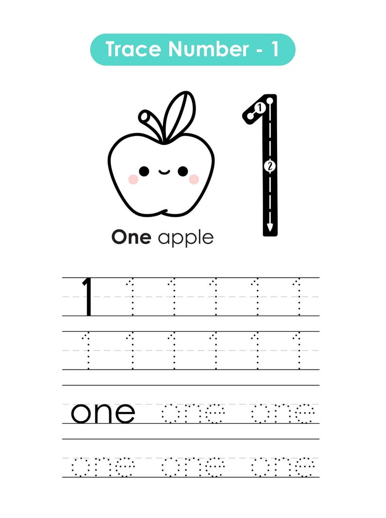 105 Pages Tracing Book for Kids PDF Ready to Use Low Etsy