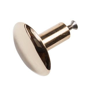 Large Brass Knob Replacement for Mailbox Flag | Durable, Stylish Brass Hardware for Flags | Easy Installation, Ideal for Home Mailboxes