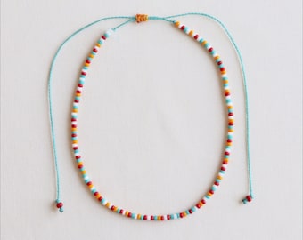 Outter Banks |  Waterproof Beaded Choker Necklace, Adjustable Necklace | WaveBoxx