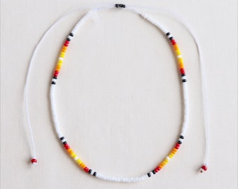 Native White | VSCO Waterproof Beaded Choker Necklace, Surf Jewelry, WaveBoxx