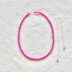 Bubble Gum Pink Waterproof Necklace WaveBoxx