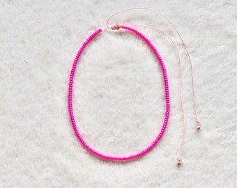 Bubble Gum Pink Waterproof Necklace WaveBoxx