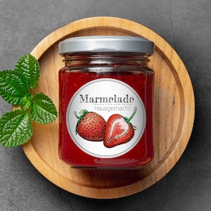 20 autocollants confiture de fraises, pissenlit, piment, jalapeño, fruits légumes herbes, étiquette, autocollant, cadeau pour elle, printemps, cadeau de Pâques