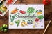 Seasonal Calendar Fruit & Vegetables Perpetual, A4, Print, Illustration, Special Gift Girlfriend, Calendar 2023, Christmas 