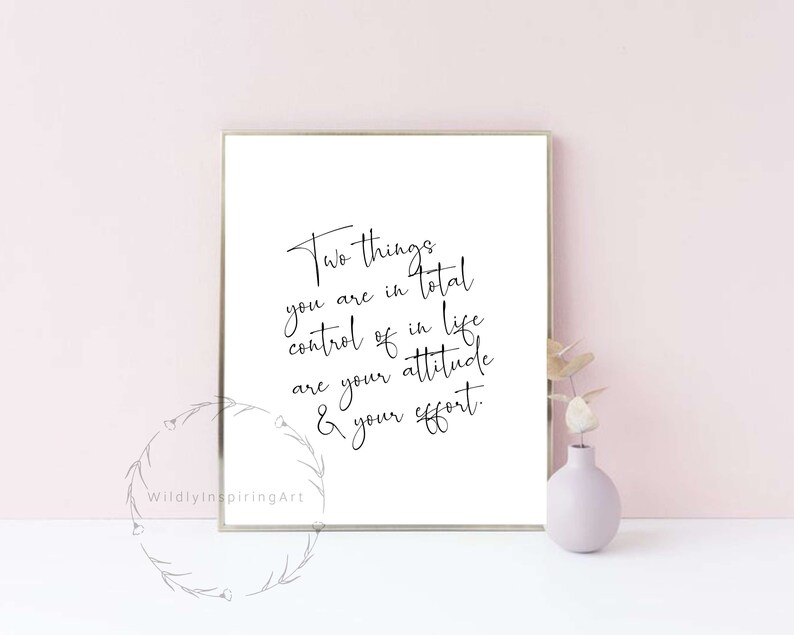 Inspirational Wall Art, Two Things You Are, Dorm Decor, Inspirational Print, Wall Art Quote, Office Decor for Women, Office Decor, Wall Art image 9