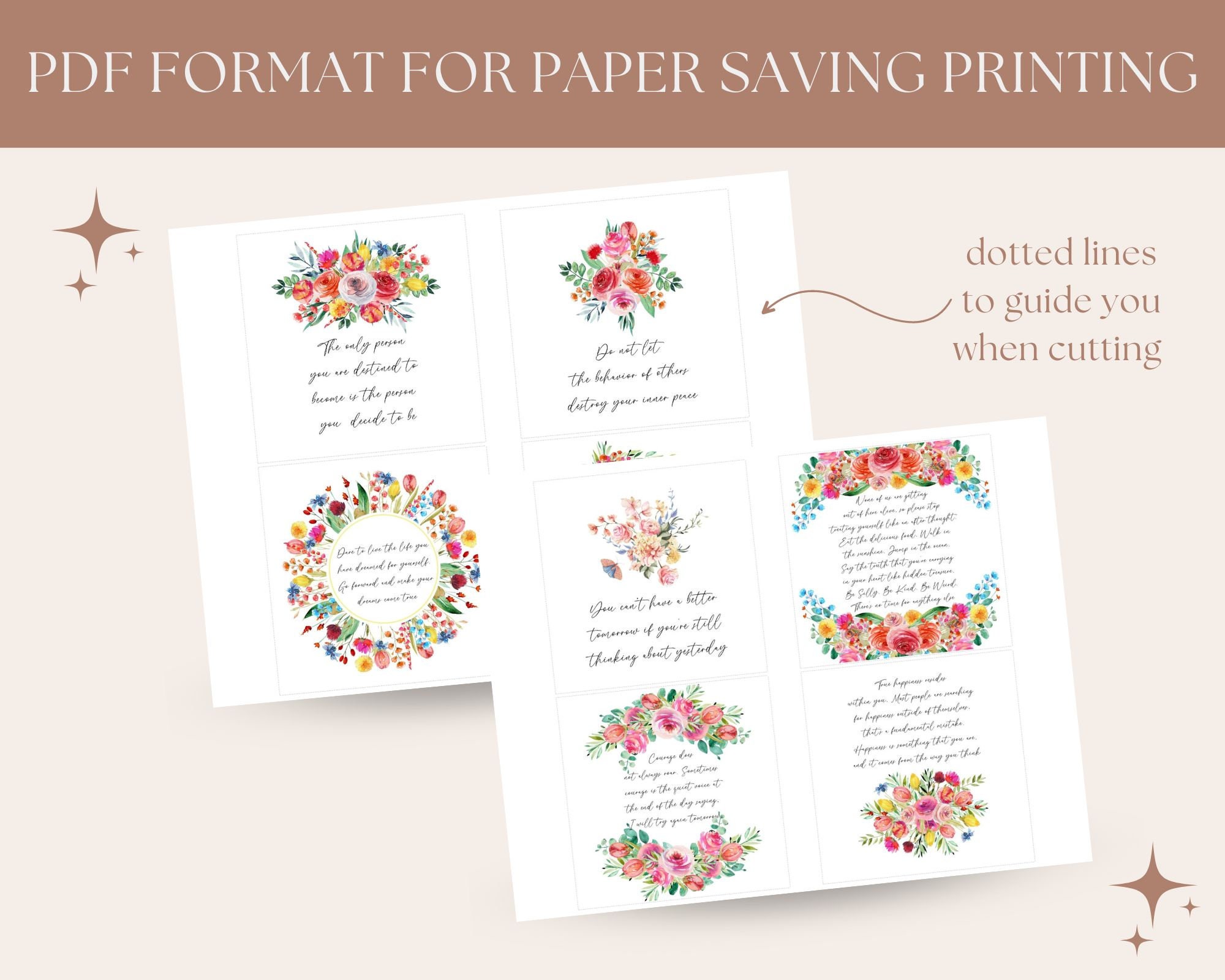 Inspirational Quotes Cards Printable Cards Motivational Etsy Inspirational Quotes Cards Printable Cards Motivational Etsy