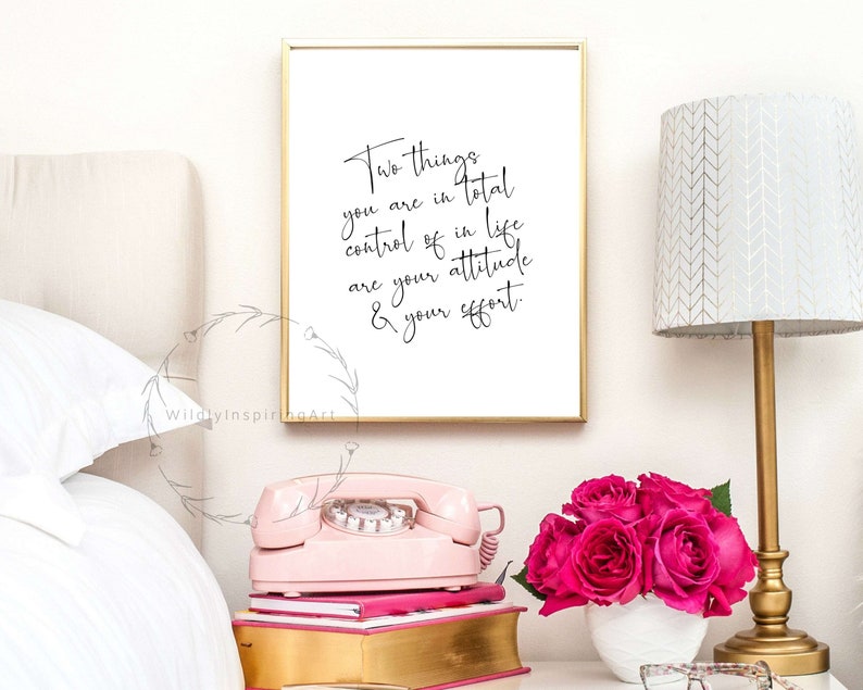 Inspirational Wall Art, Two Things You Are, Dorm Decor, Inspirational Print, Wall Art Quote, Office Decor for Women, Office Decor, Wall Art image 5