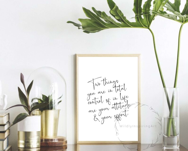 Inspirational Wall Art, Two Things You Are, Dorm Decor, Inspirational Print, Wall Art Quote, Office Decor for Women, Office Decor, Wall Art image 6