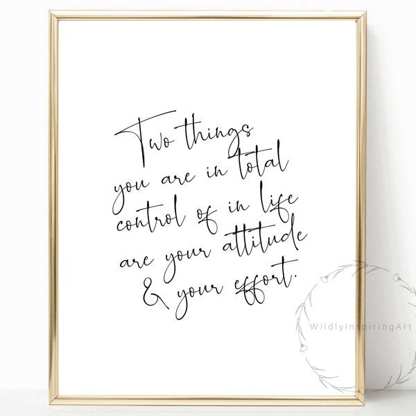 Inspirational Wall Art, Two Things You Are, Dorm Decor, Inspirational Print, Wall Art Quote, Office Decor for Women, Office Decor, Wall Art