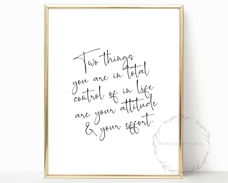 Inspirational Wall Art, Two Things You Are, Dorm Decor, Inspirational Print, Wall Art Quote, Office Decor for Women, Office Decor, Wall Art image 1