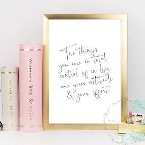 Inspirational Wall Art, Two Things You Are, Dorm Decor, Inspirational Print, Wall Art Quote, Office Decor for Women, Office Decor, Wall Art image 10