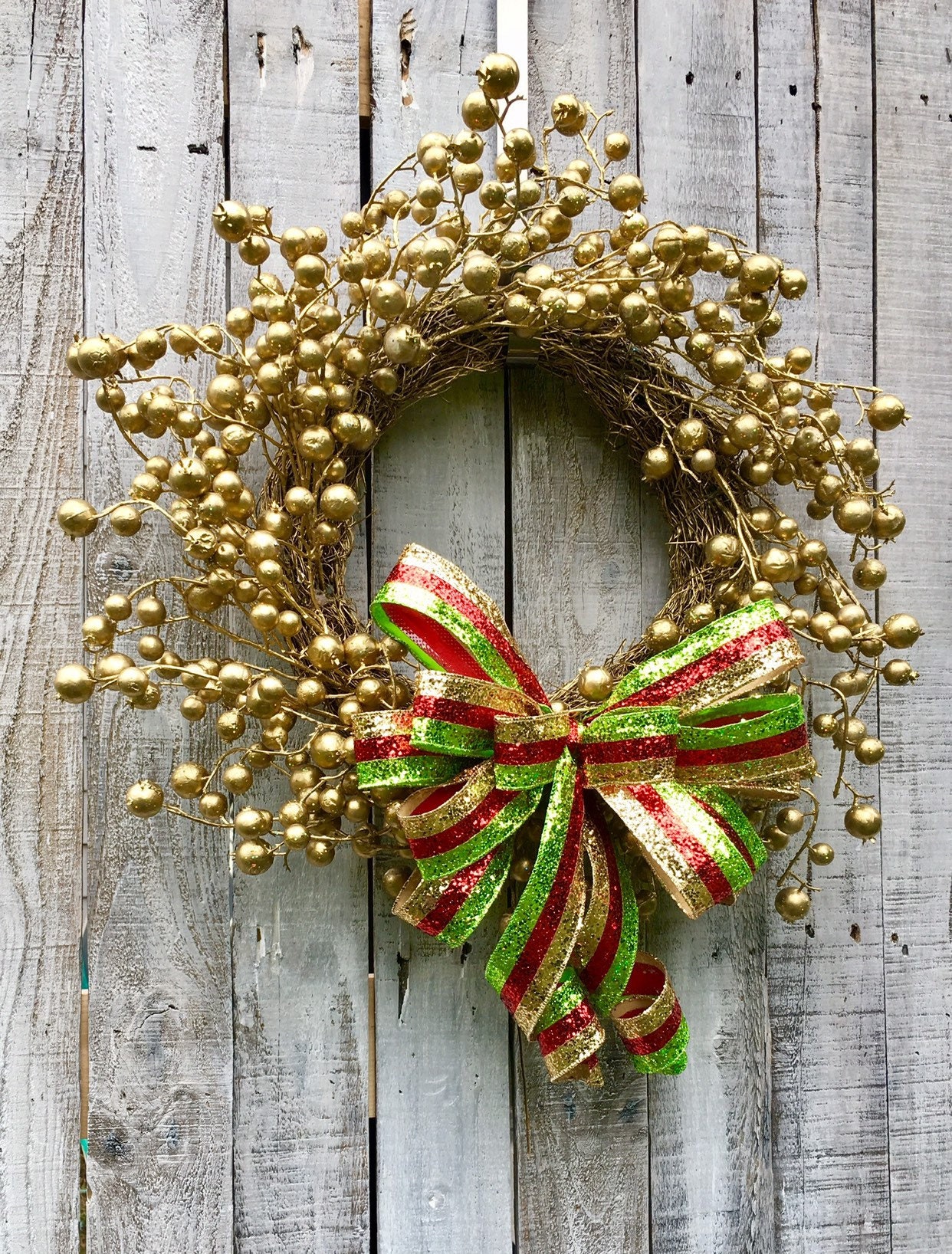 Gold Christmas Wreath 