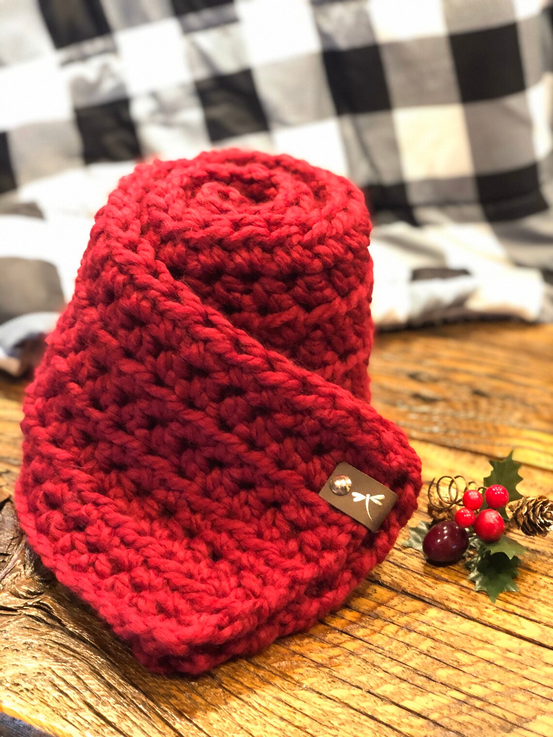 Winter Scarf Cold Weather Winter Gift Crocheted Handmade Etsy