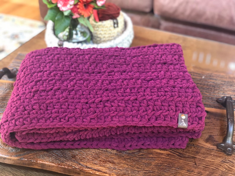 Lapghan chunky Senior Citizen gift Crochet throw grandchild gift Wheelchair lap kids blanket wheelchair throw Handmade lap throw