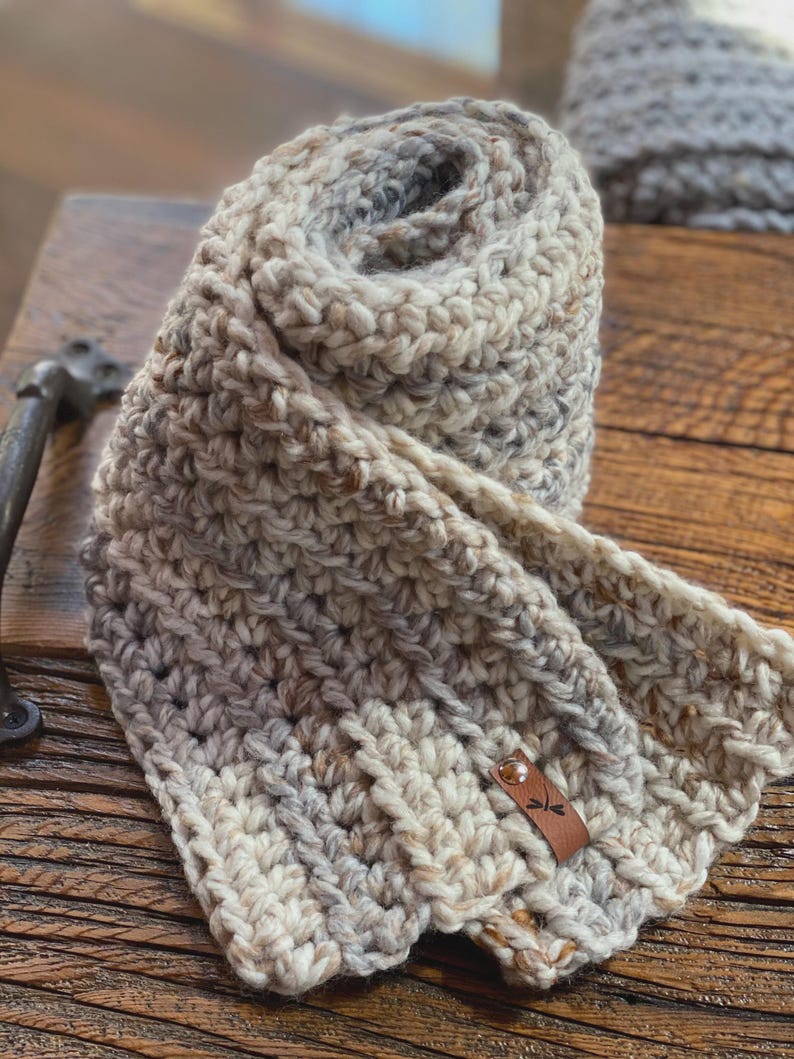 Crochet Winter Scarf Pattern *digital Download* - Etsy