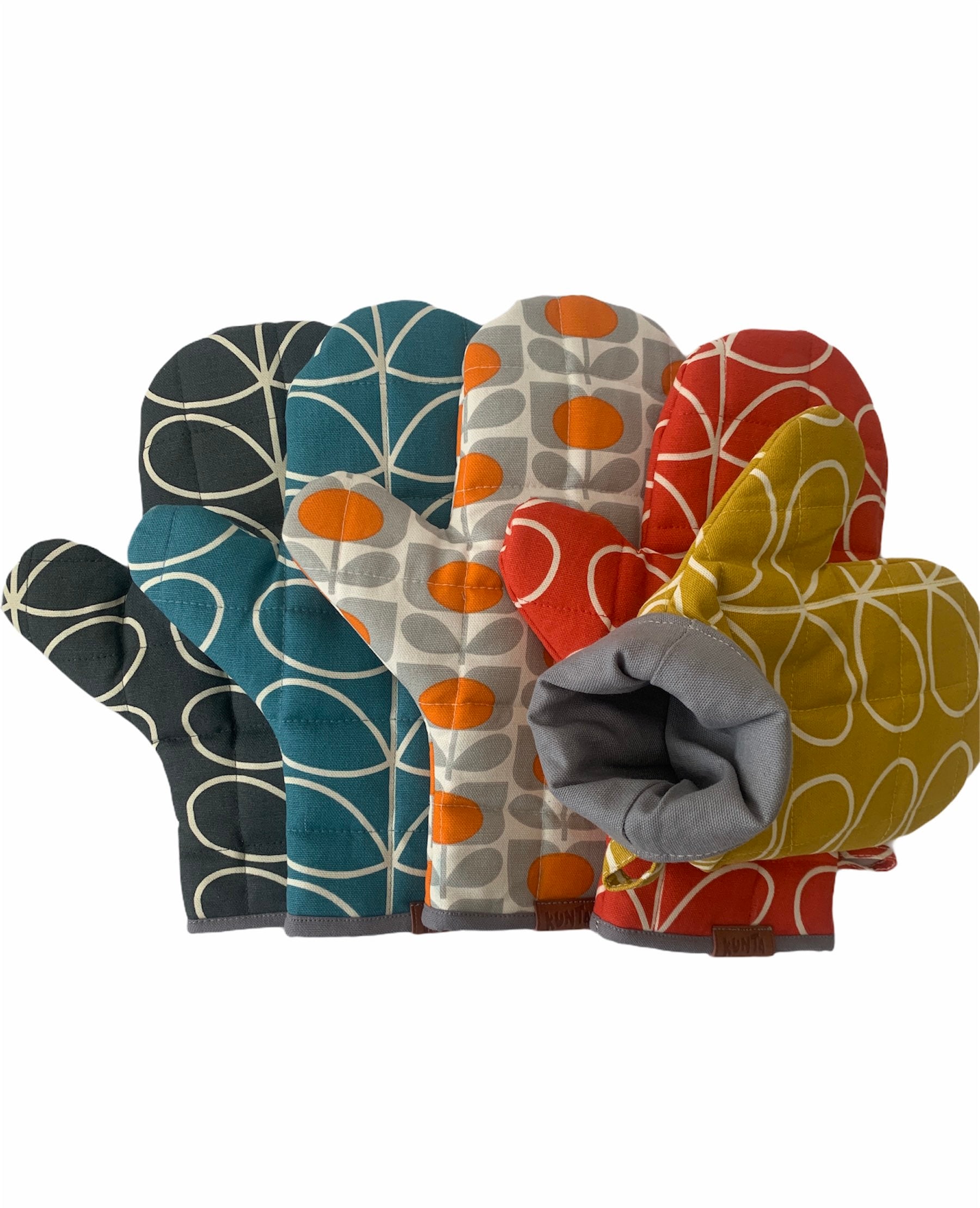 Orla Kiely Oven Gloves thick quiltet 5 Colors available Etsy