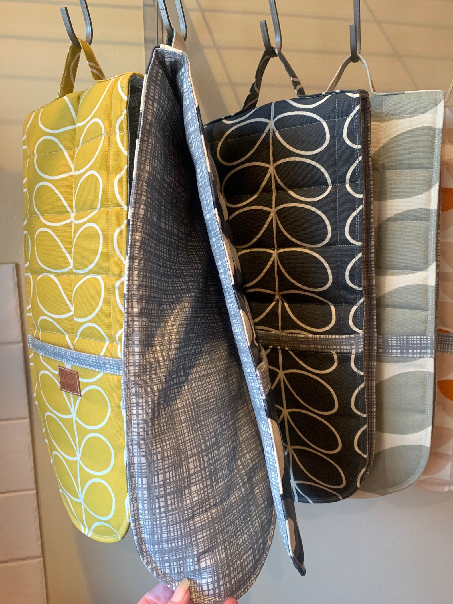 Orla Kiely Cotton Oven Gloves Thick Quiltet 5 Colors Etsy