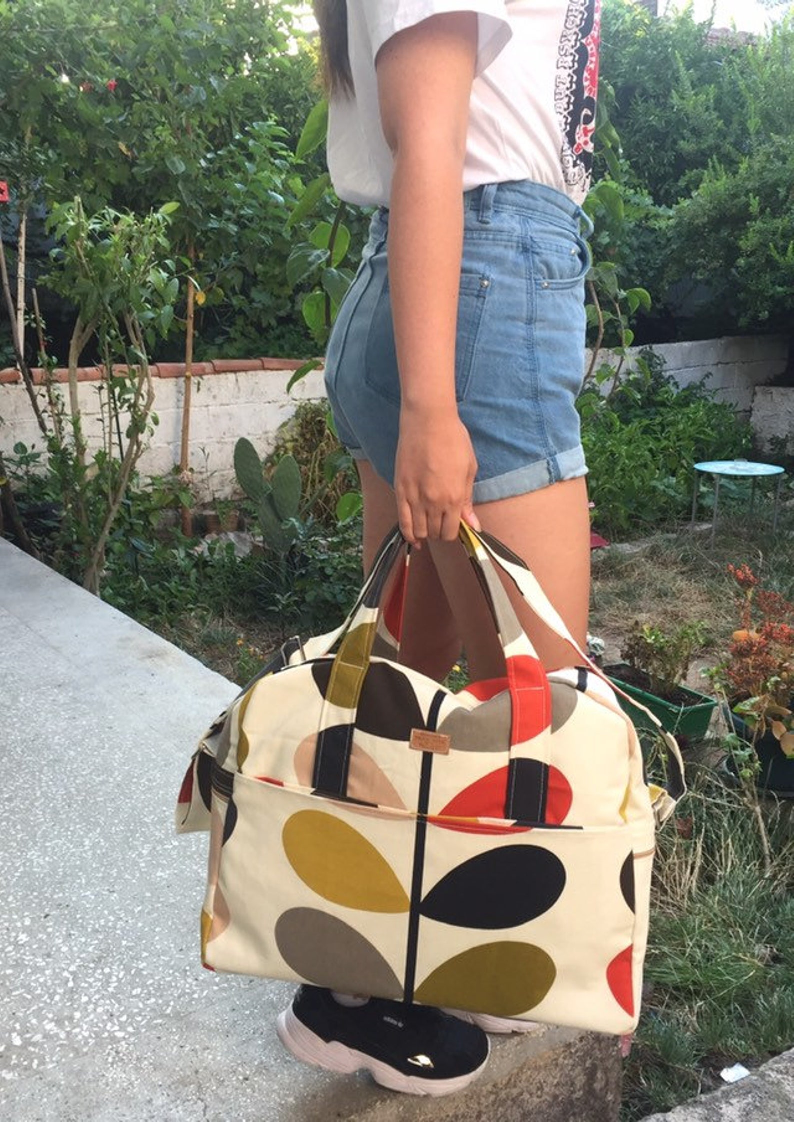 Orla Kiely Travelbag MultiStem Weekend bag Retrobag Etsy