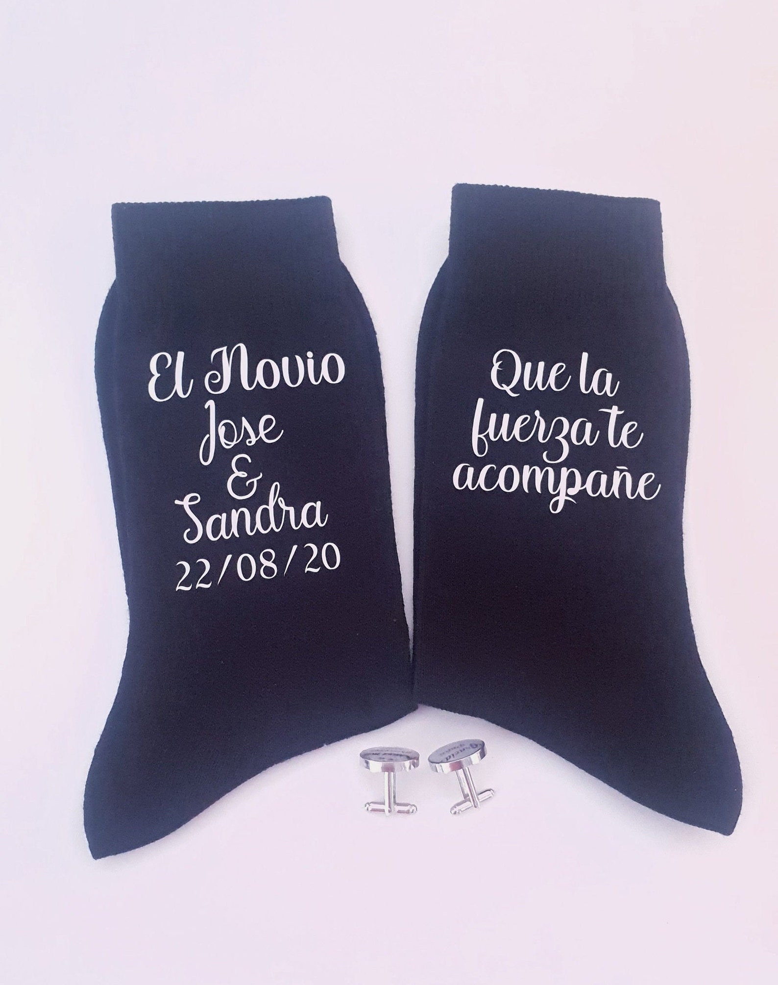 Calcetines personalizados calcetines novio personalizados - Etsy Espa\u00f1a