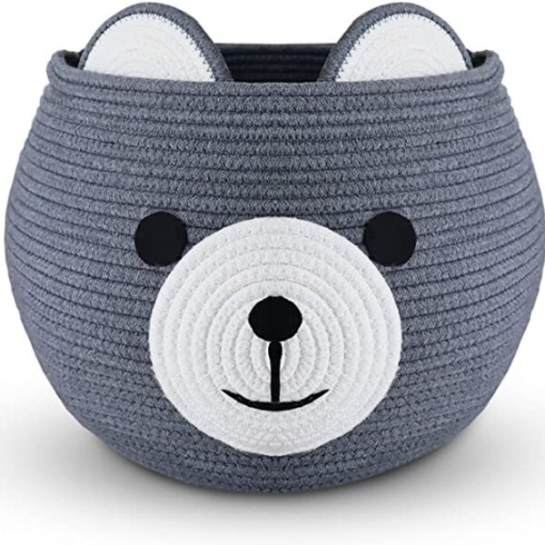 Laundry Basket for Kids With Bear Etsy
