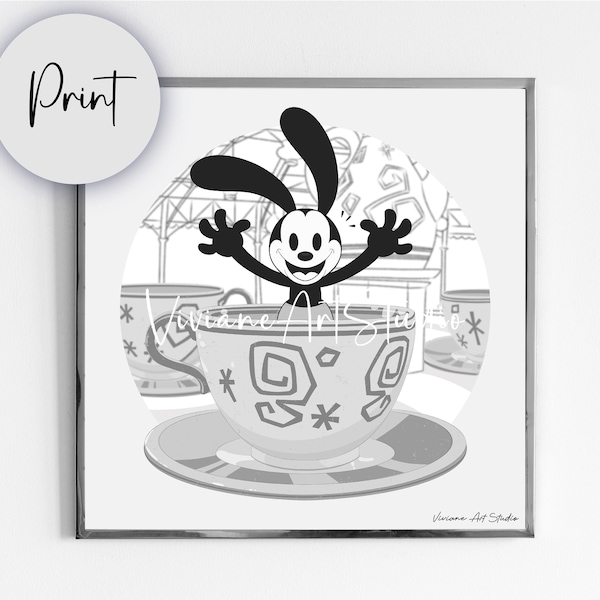 Oswald the Lucky Rabbit Poster - Etsy