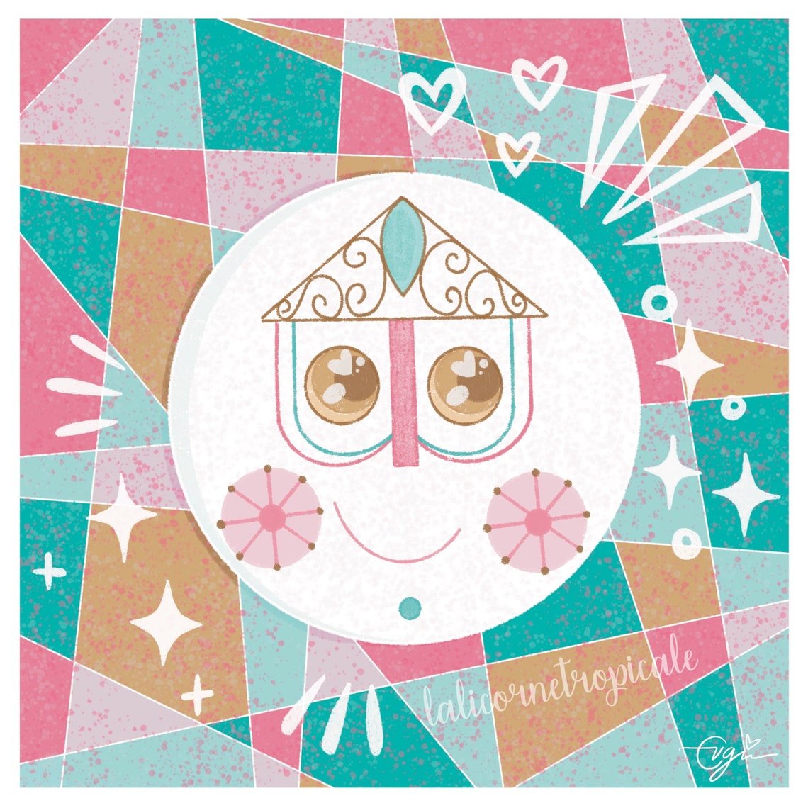 Happy Clock Face Its a Small World Inspired Disney Etsy