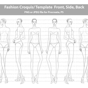 Female Fashion Croquis