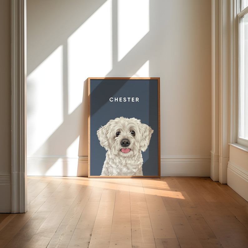 Custom Pet Portraits Using Pet Photo Personalized Digital Dog Portraits Cat Portraits Custom Dog Portraits Custom Pet Art Pet Drawing image 6