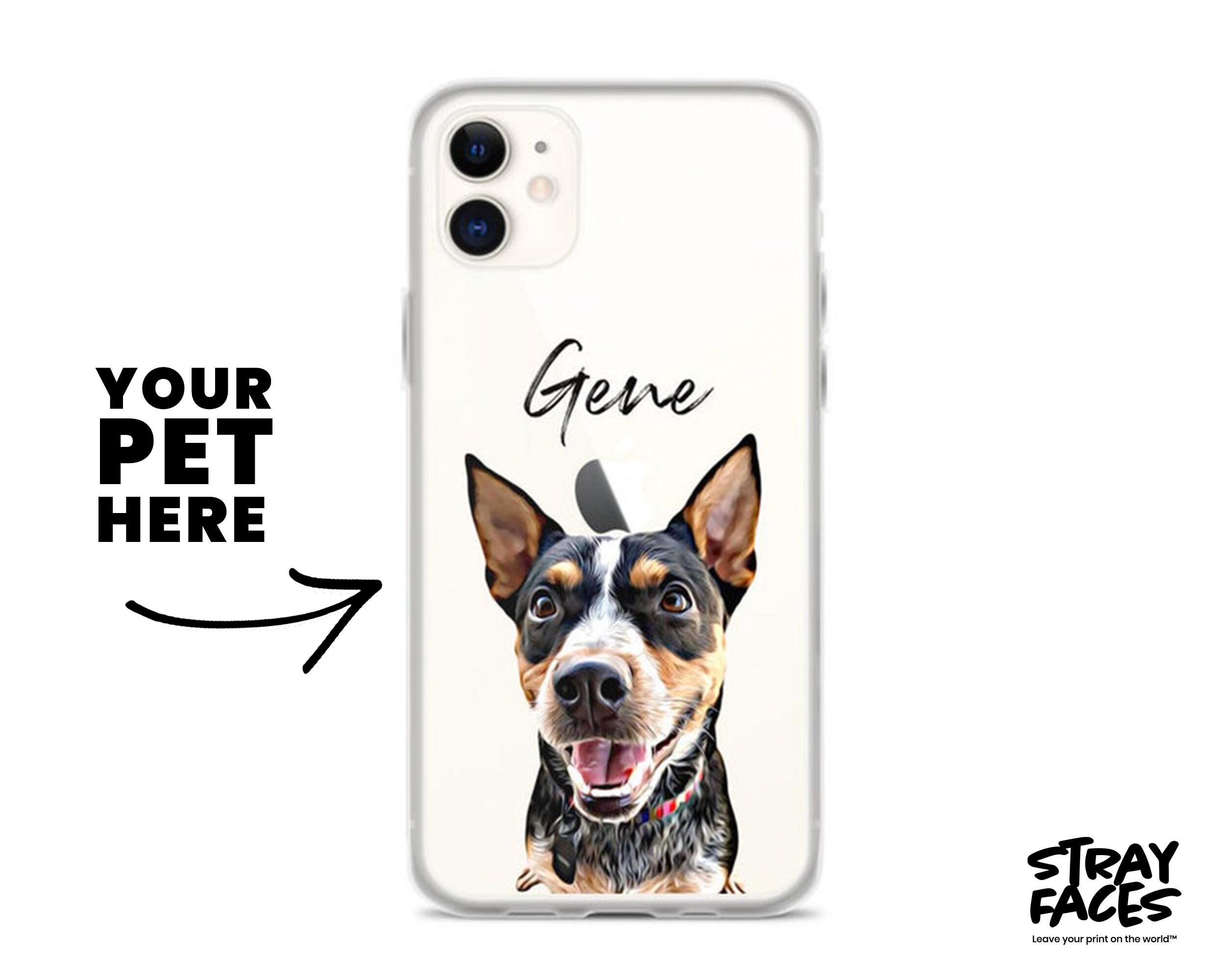 DOG PHOTO PHONE Case Personalized Dog Phone Case Pet Etsy