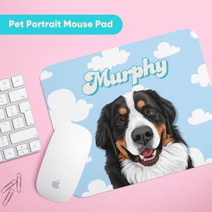 Custom Pet Mouse Pad Pet portrait mouse pad Pet Photo Mouse Pad Pet Lover Gift Personalized Mouse Pad Custom Mousepad custom mouse pad