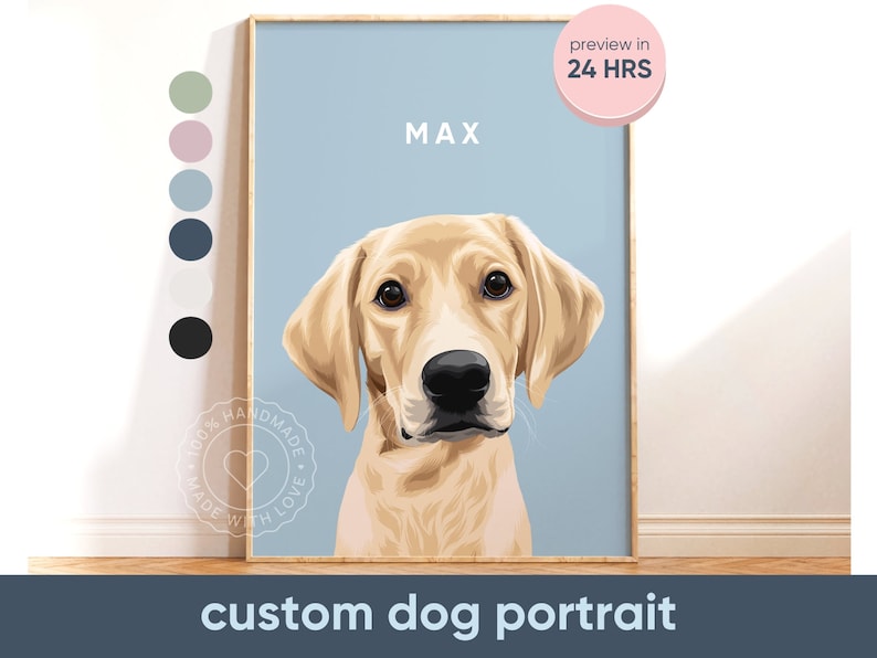 Custom Pet Portraits Using Pet Photo Personalized Digital Dog Portraits Cat Portraits Custom Dog Portraits Custom Pet Art Pet Drawing image 1