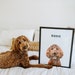Custom Pet Portrait Framed | Custom Dog Portrait | Digital Dog Art | Pet Portrait Custom | Pet Loss Gifts | WORLDWIDE Shipping Available 