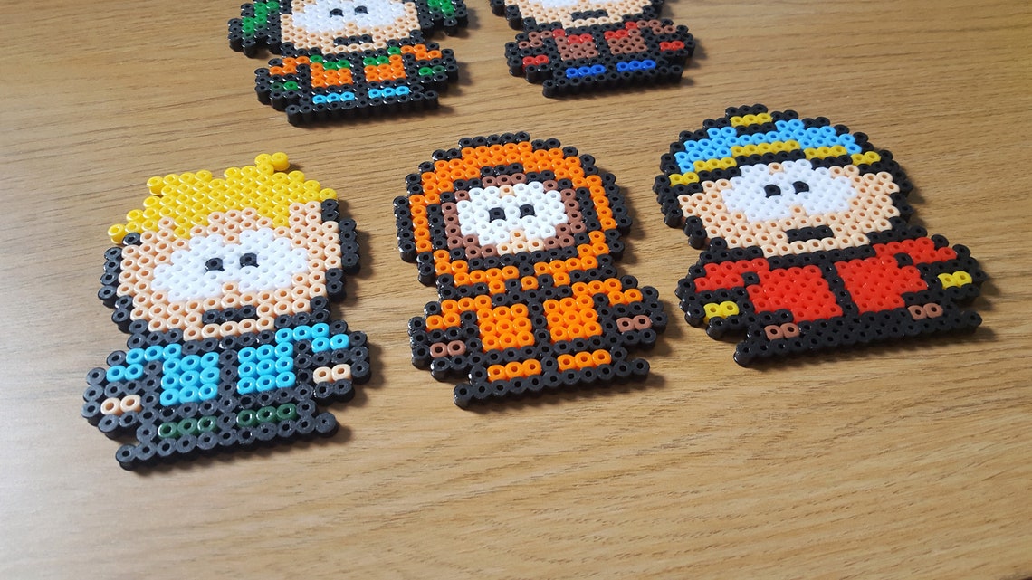 South Park pixel art Creek Stan Kyle Kenny Cartman Butters Etsy