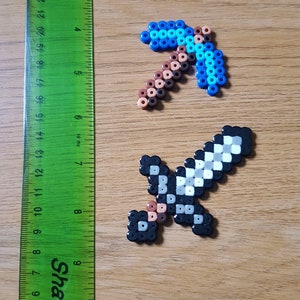 Minecraft Pixel Art 8bit Magnet Keychain Badge Phone Charm | Etsy Australia