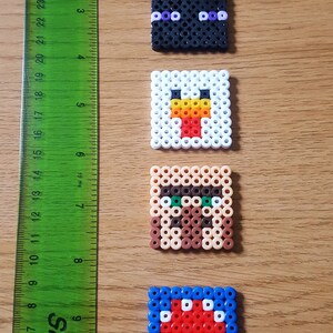 Minecraft Pixel Art 8bit Magnet Keychain Badge Phone Charm | Etsy Australia