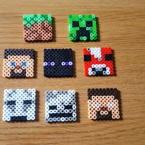 Minecraft Pixel Art 8bit Magnet Keychain Badge Phone Charm | Etsy Australia