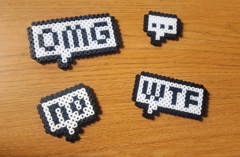 Pixel Art Text Speech Bubble Keychain Magnet Badge Phone - Etsy Australia