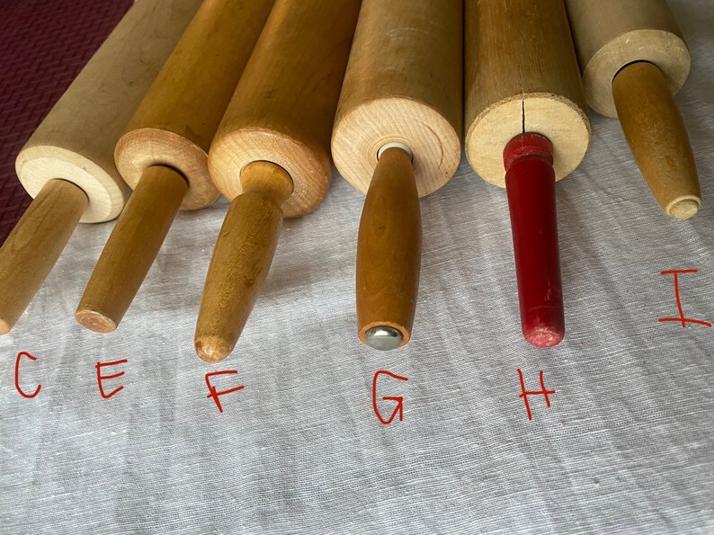 Vintage Wooden Rolling Pins Etsy
