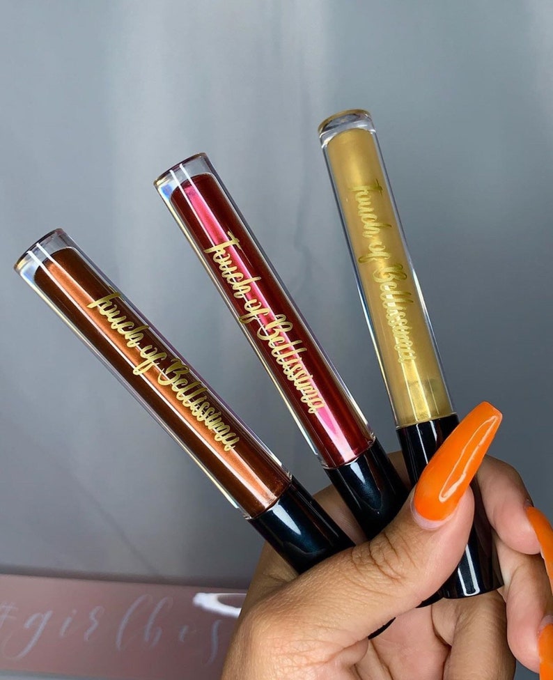 Vinyl Lip Gloss Labels 25 Count Etsy