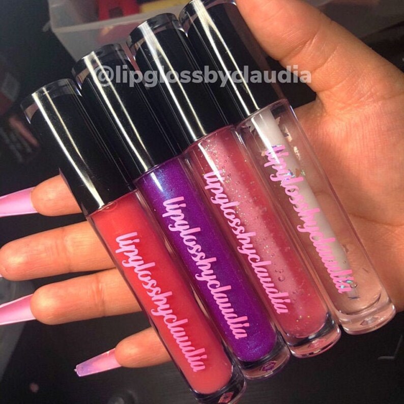 Vinyl Lip Gloss Labels 110 Count Etsy