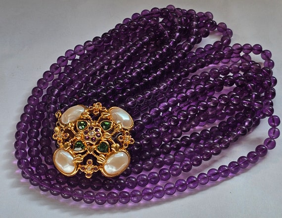 Elizabeth Taylor "Forever Violet" Necklace - image 4