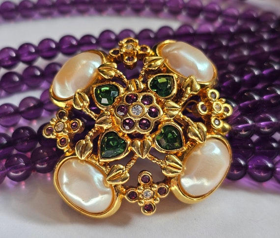 Elizabeth Taylor "Forever Violet" Necklace - image 7