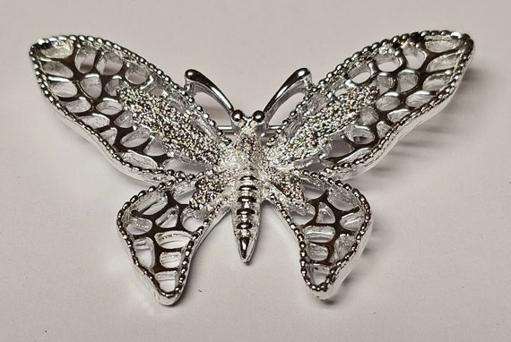 Sarah Coventry 1970s  Madame Butterfly Pin - image 3
