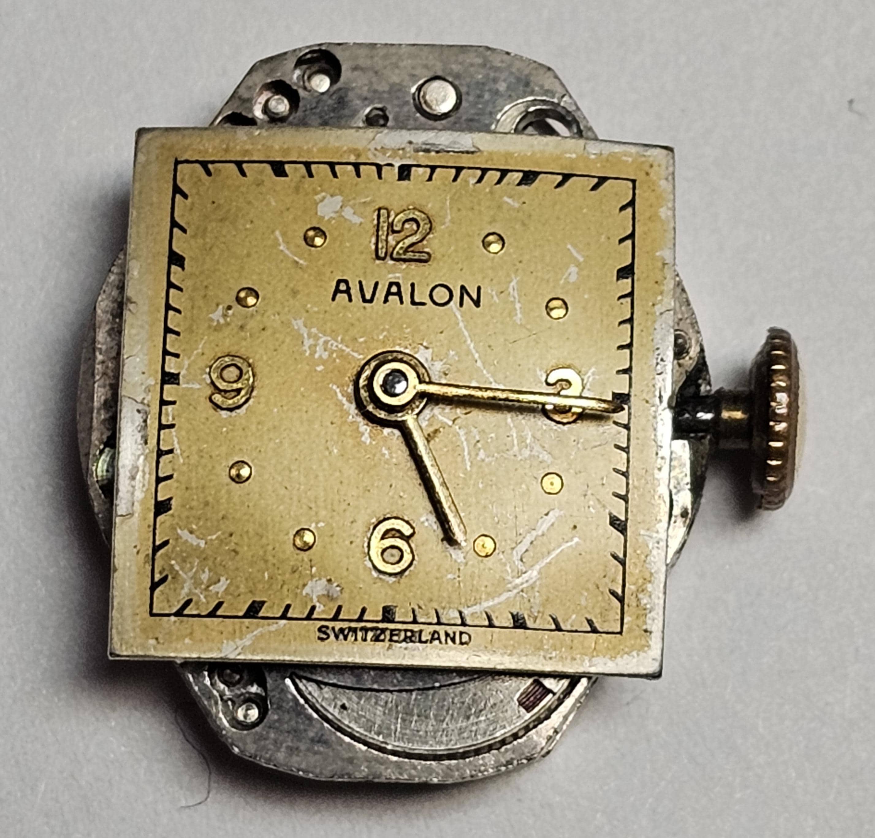 Antique 10K Gold Filled Avalon 17 Jewels Ladies Wrist Watch  display picture 2