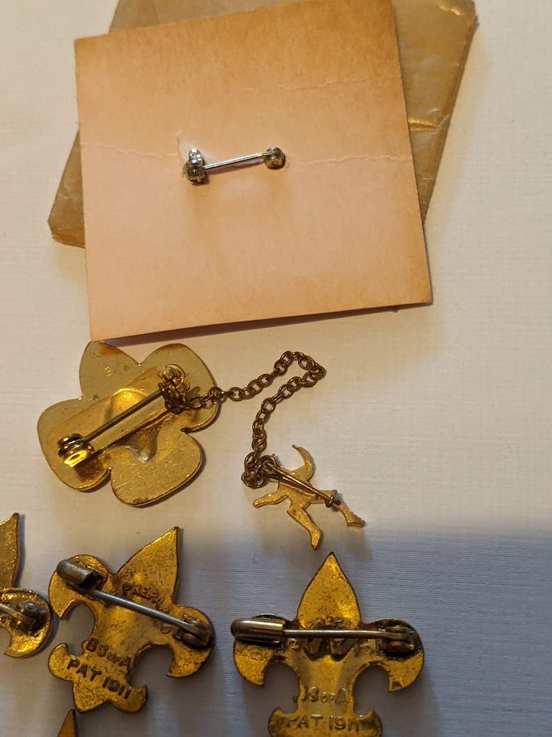 Lot of 11 Antique Boy Scout/cub Scout Pins Etsy