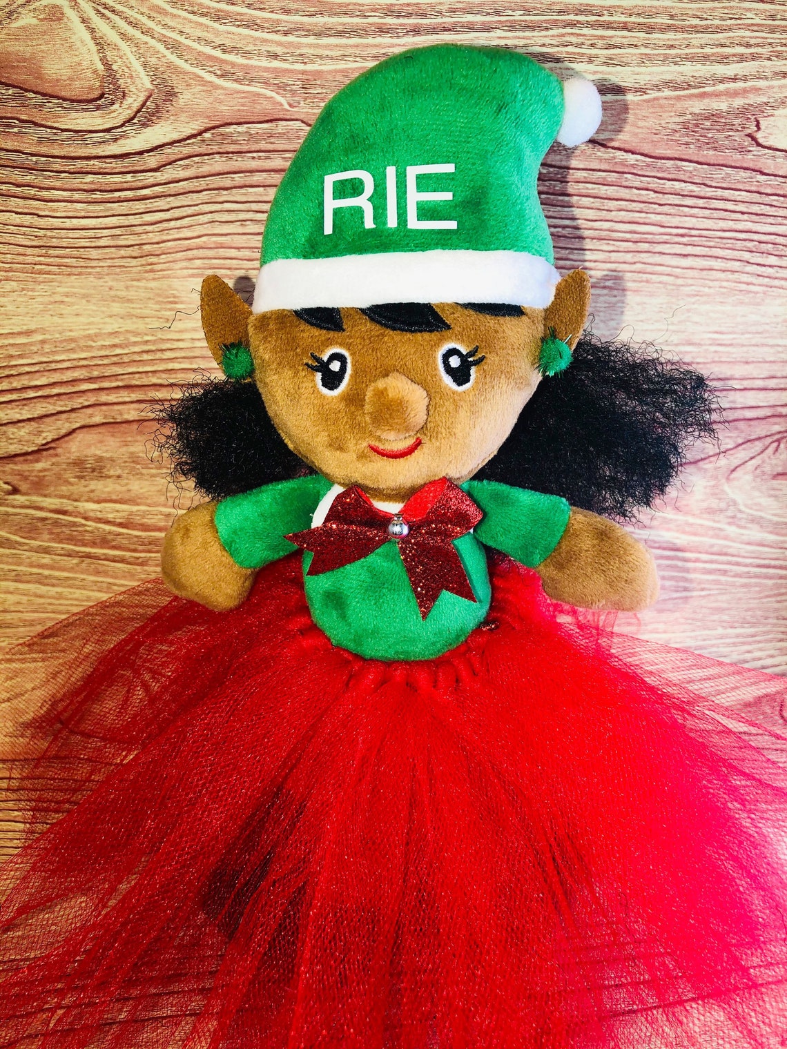 African American Shelf Sitting Elf Girl L Brown Girl Christmas - Etsy