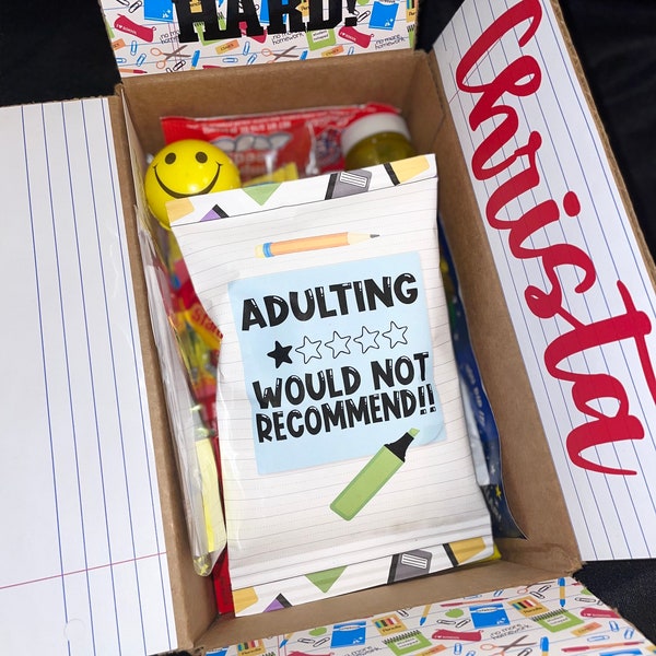 College Care Package Etsy