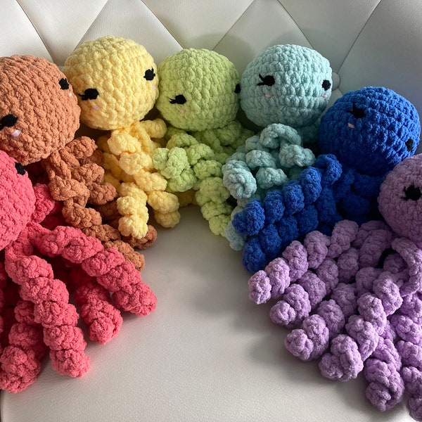 Handmade | Crochet Octopus | Children's Stuffed Toy Octopus | Plushie | Ready to Ship