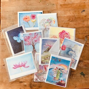 Note cards, original designs